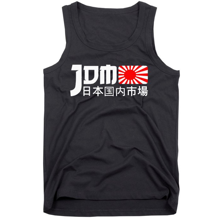 JDM Motorsport Car Tuning Automotive Tank Top