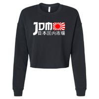 JDM Motorsport Car Tuning Automotive Cropped Pullover Crew