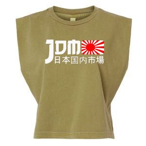 JDM Motorsport Car Tuning Automotive Garment-Dyed Women's Muscle Tee