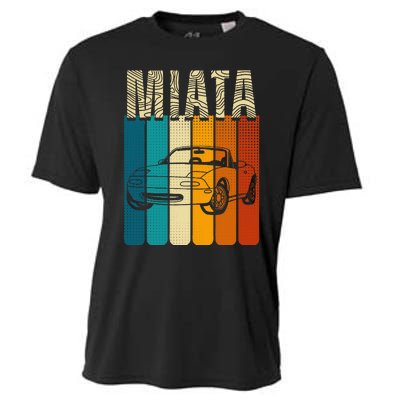 Japanese Miata Car Retro Sports Car Legend 90s Cooling Performance Crew T-Shirt