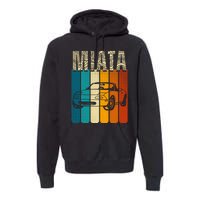 Japanese Miata Car Retro Sports Car Legend 90s Premium Hoodie