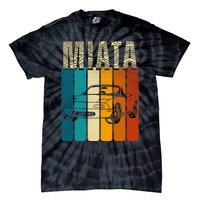 Japanese Miata Car Retro Sports Car Legend 90s Tie-Dye T-Shirt