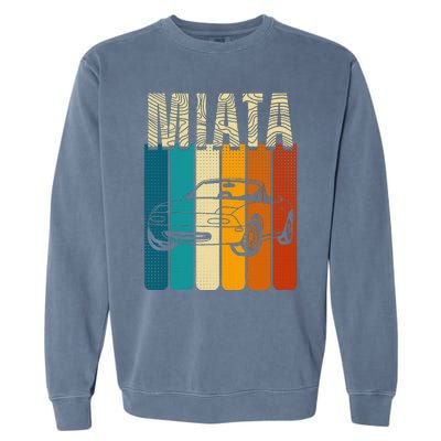 Japanese Miata Car Retro Sports Car Legend 90s Garment-Dyed Sweatshirt