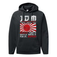 Jdm Motorsport Car Tuning Automotive Performance Fleece Hoodie