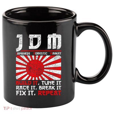 Jdm Motorsport Car Tuning Automotive 11oz C Handle Ceramic Mug