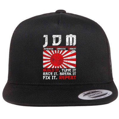 Jdm Motorsport Car Tuning Automotive Flatbill Hat