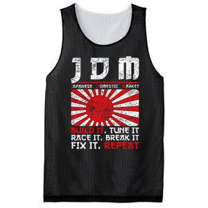 Jdm Motorsport Car Tuning Automotive Mesh Reversible Basketball Jersey Tank