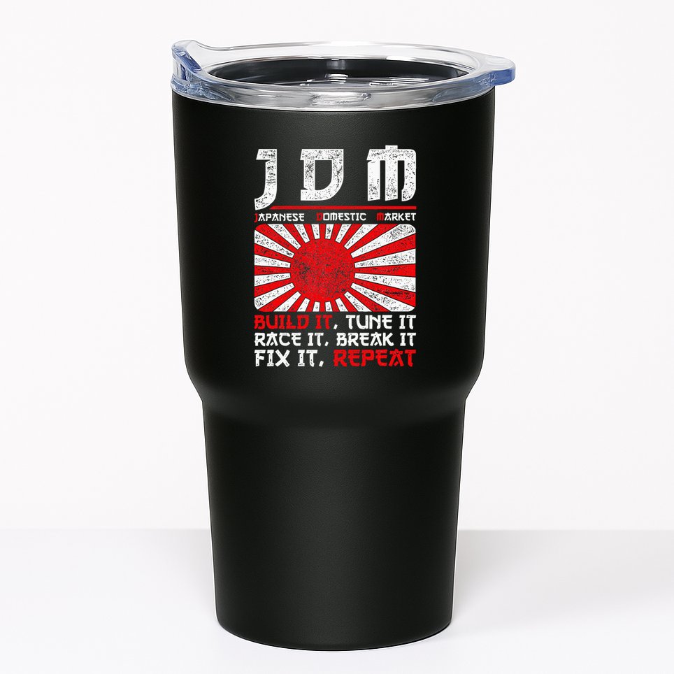 Jdm Motorsport Car Tuning Automotive Tumbler