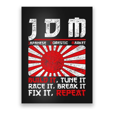 Jdm Motorsport Car Tuning Automotive Poster