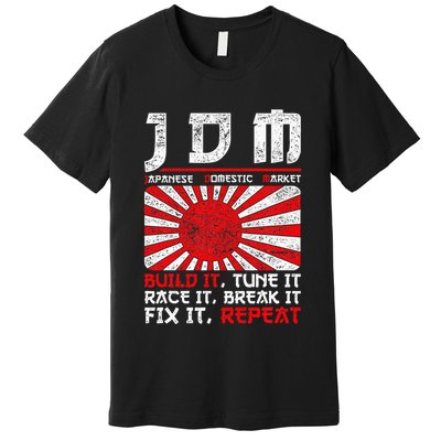 Jdm Motorsport Car Tuning Automotive Premium T-Shirt