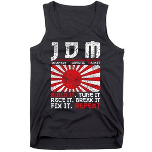 Jdm Motorsport Car Tuning Automotive Tank Top