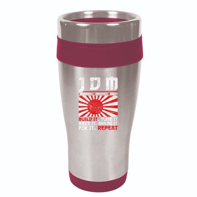 Jdm Motorsport Car Tuning Automotive 16oz Travel Tumbler