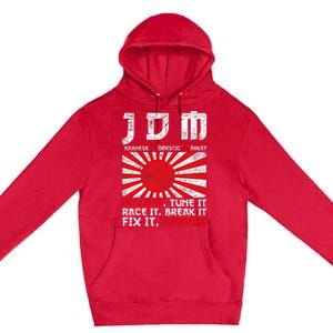 Jdm Motorsport Car Tuning Automotive Premium Pullover Hoodie