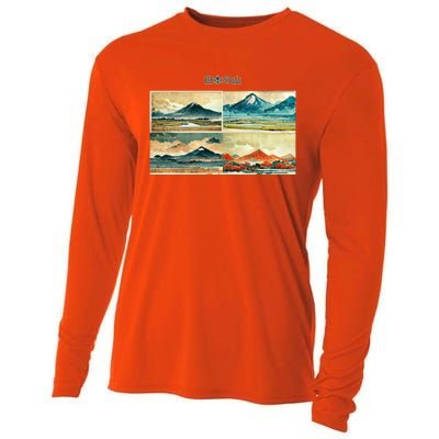 Japanese Mountain Copy Cooling Performance Long Sleeve Crew