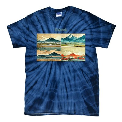 Japanese Mountain Copy Tie-Dye T-Shirt