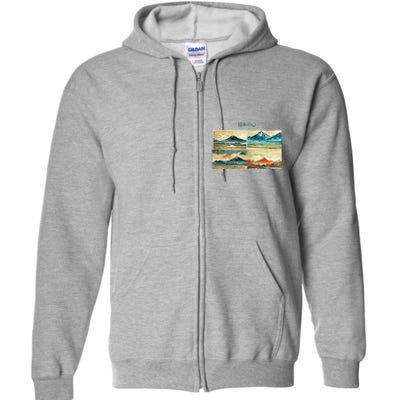 Japanese Mountain Copy Full Zip Hoodie