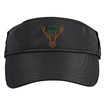 Jaegermeister Meister Deer Family Dad Mom Naughty Funny Adult Drive Performance Visor