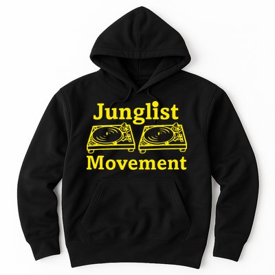 Junglist Movement Dj Turntables Hoodie