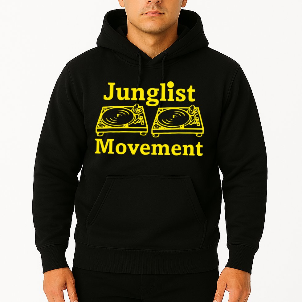 Junglist Movement Dj Turntables Hoodie