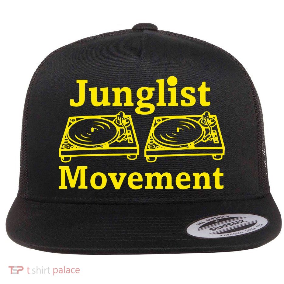 Junglist Movement Dj Turntables Flatbill Hat