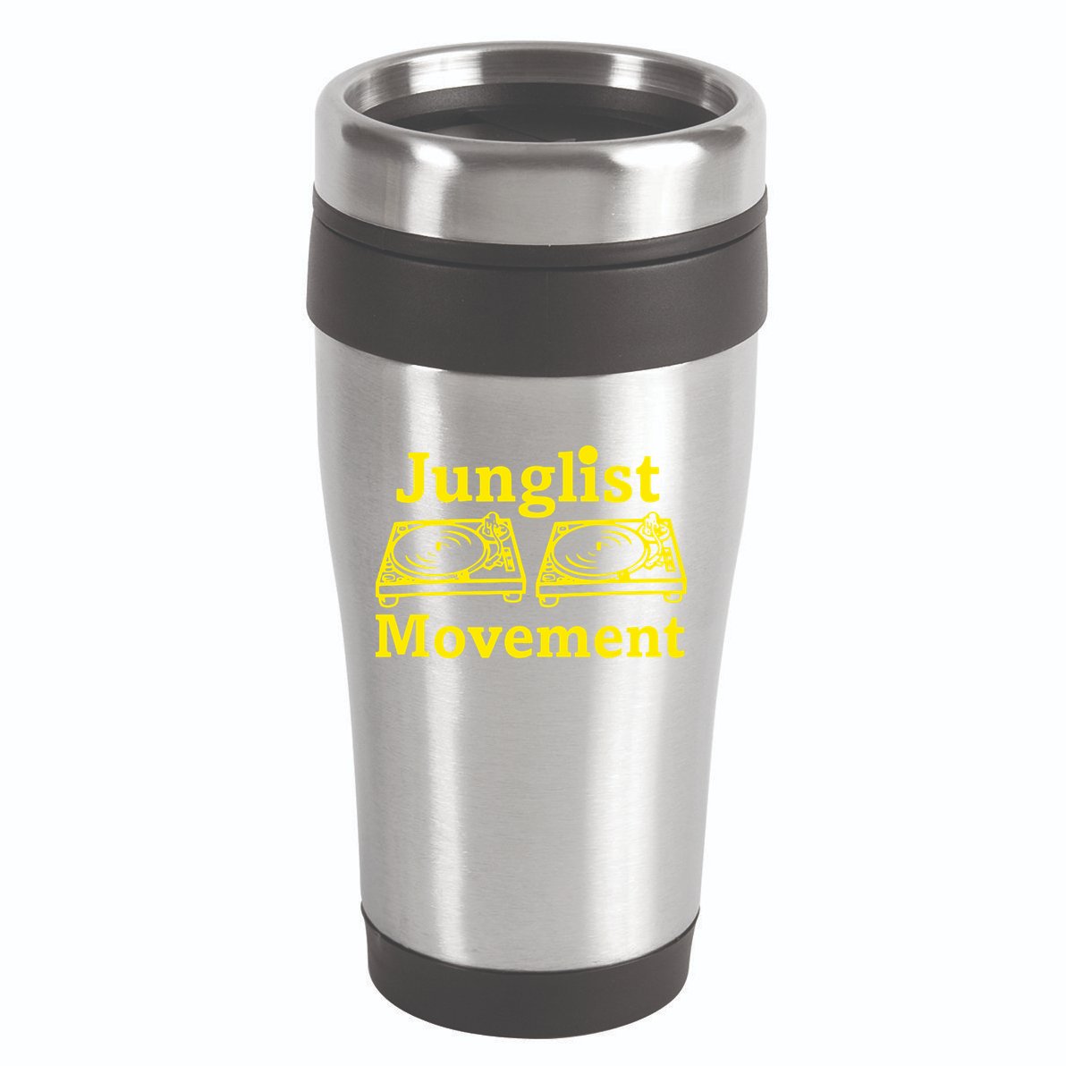 Junglist Movement Dj Turntables 16oz Travel Tumbler