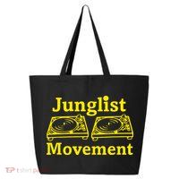 Junglist Movement Dj Turntables 25L Jumbo Tote