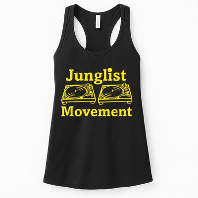 Junglist Movement Dj Turntables Womens Tank Top