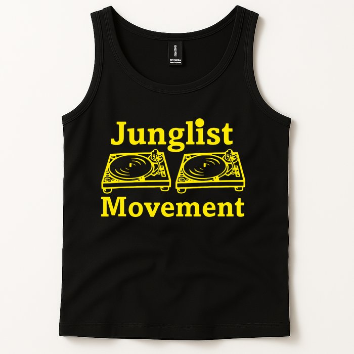 Junglist Movement Dj Turntables Tank Top