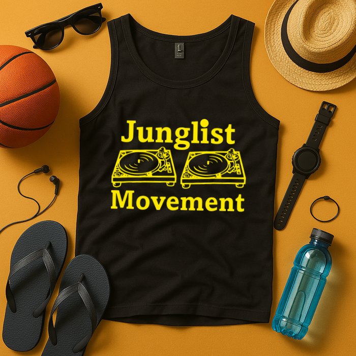 Junglist Movement Dj Turntables Tank Top