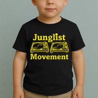Junglist Movement Dj Turntables Toddler T-Shirt