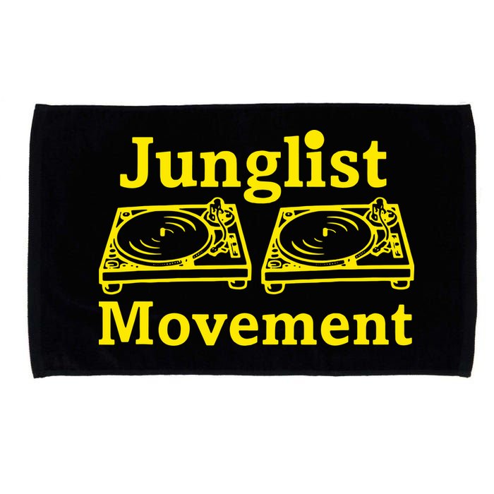 Junglist Movement Dj Turntables Microfiber Hand Towel
