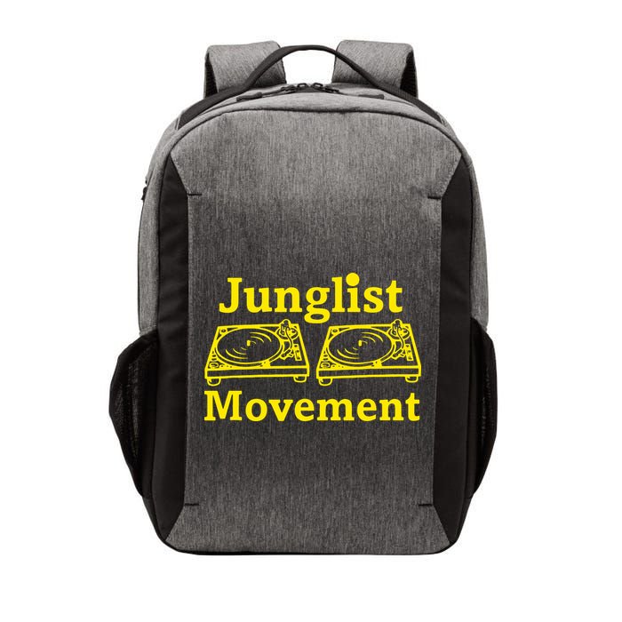 Junglist Movement Dj Turntables Vector Backpack