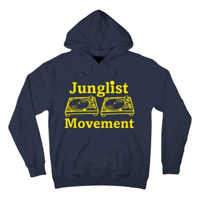 Junglist Movement Dj Turntables Tall Hoodie