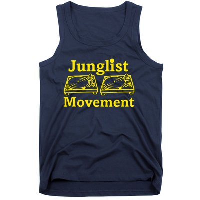 Junglist Movement Dj Turntables Tank Top