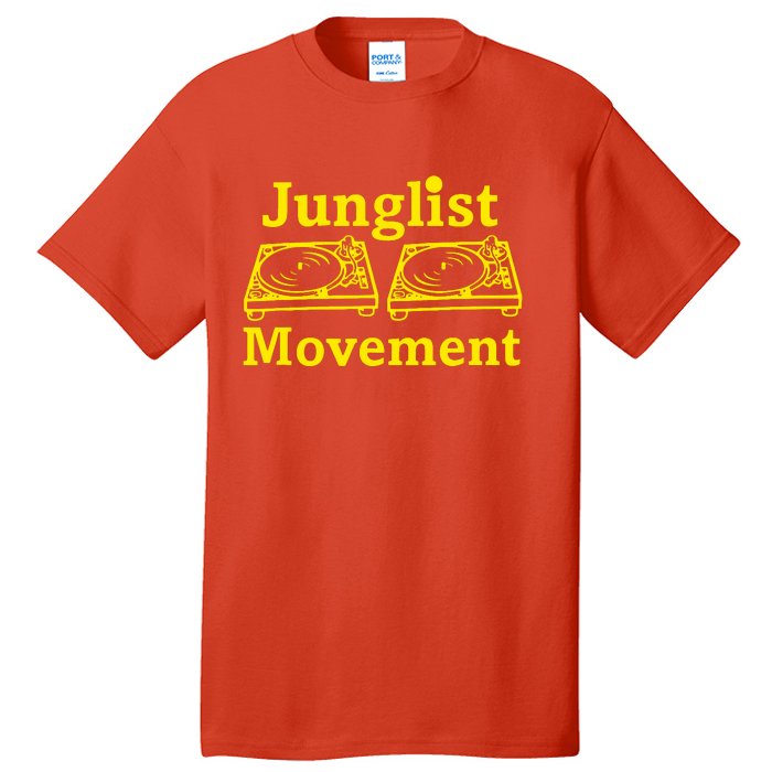 Junglist Movement Dj Turntables Tall T-Shirt