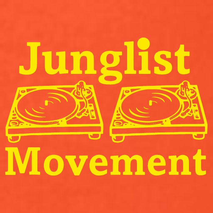 Junglist Movement Dj Turntables Magnet