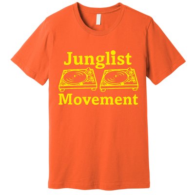Junglist Movement Dj Turntables Premium T-Shirt