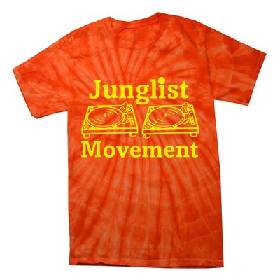 Junglist Movement Dj Turntables Tie-Dye T-Shirt