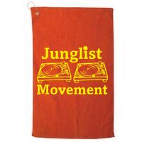 Junglist Movement Dj Turntables Golf Towel