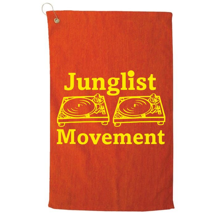 Junglist Movement Dj Turntables Golf Towel