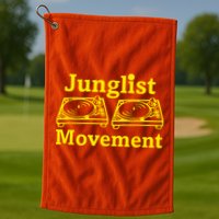 Junglist Movement Dj Turntables Golf Towel