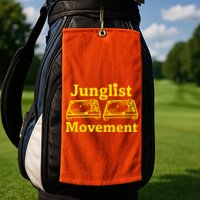 Junglist Movement Dj Turntables Golf Towel