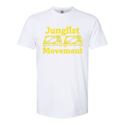 Junglist Movement Dj Turntables Softstyle CVC T-Shirt