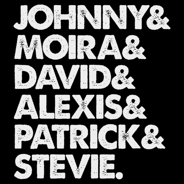 Johnny & Moira & David & Alexis & Patrick & Stevie Flat Bill Trucker Hat