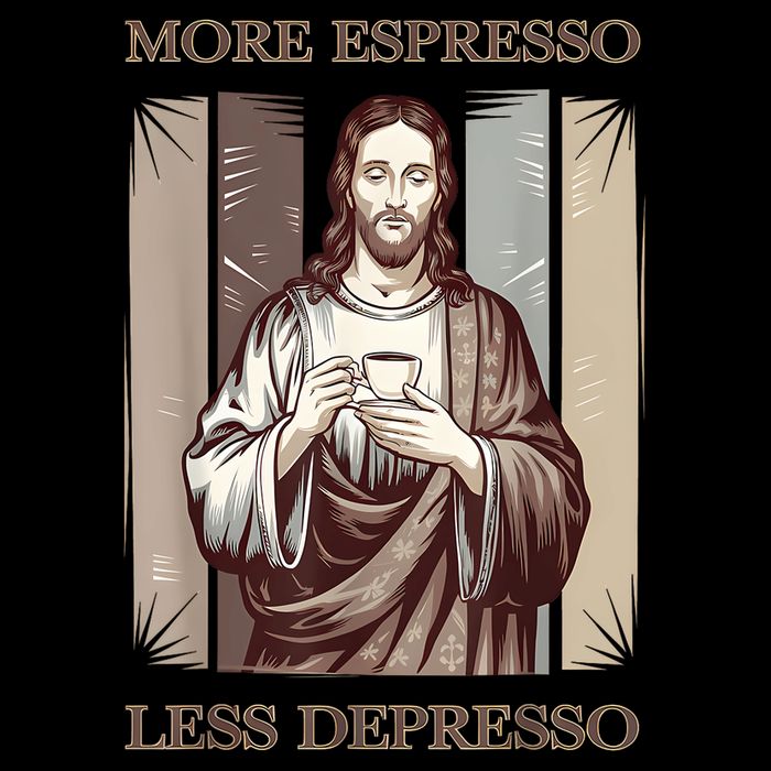 Jesus More Espresso And Less Depresso Retro Coffee Lovers Wool Snapback Cap