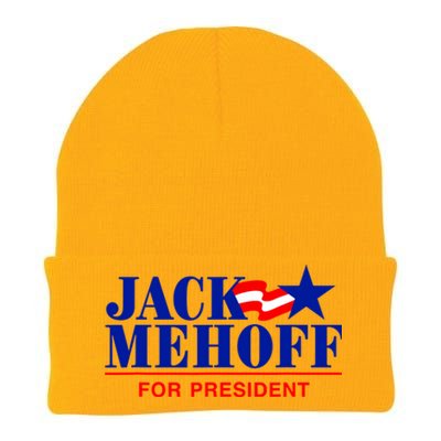 Jack Mehoff For President Funny Election 2024 Knit Cap Winter Beanie