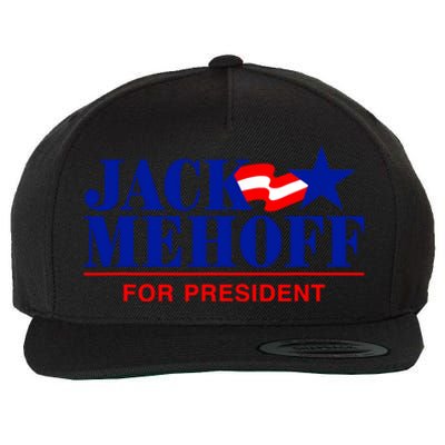 Jack Mehoff For President Funny Election 2024 Wool Snapback Cap