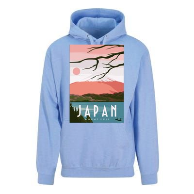 Japan Mount Fuji Retro Vintage Poster Unisex Surf Hoodie