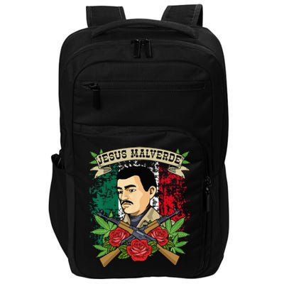 Jesus Malverde For Women & Men Gifts Jesus Malverde Impact Tech Backpack