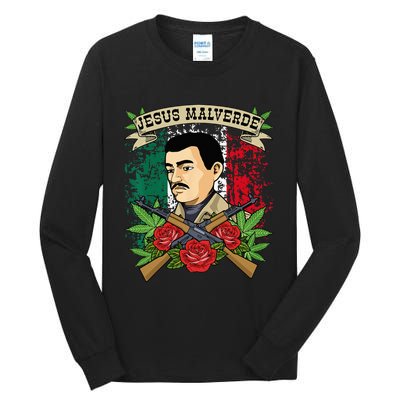 Jesus Malverde For Women & Men Gifts Jesus Malverde Tall Long Sleeve T-Shirt